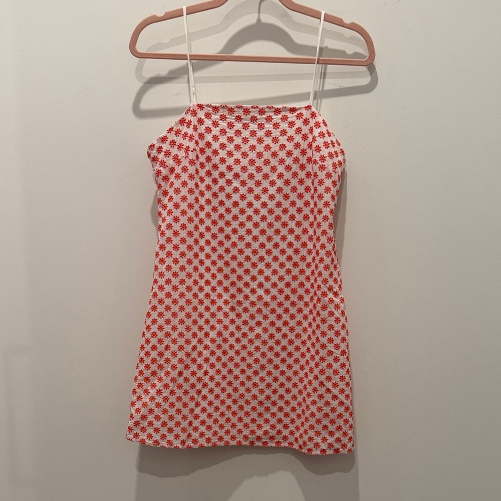 Miami Red and White Patterned Camisole
